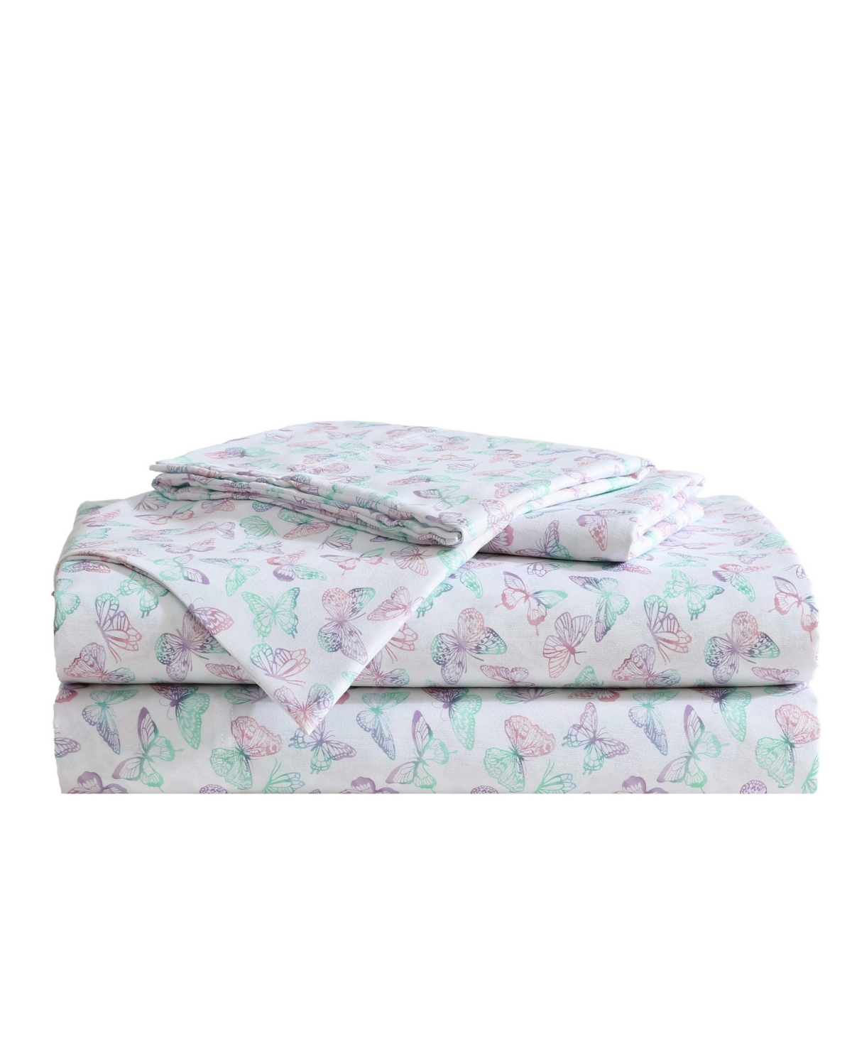 Betsey Johnson Silky Microfiber Printed 4-pc. Sheet Set, Full In Multi