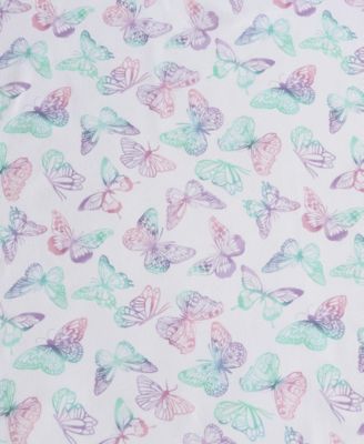 Silky Microfiber Printed 3-Pc. Sheet Set, Twin