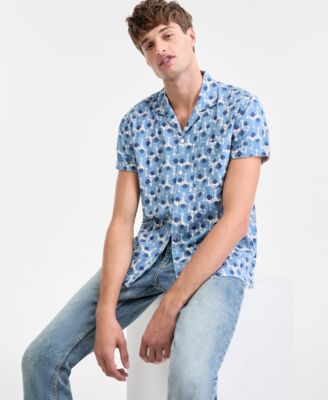 Men's Sisler Short-Sleeve Camp Shirt, Macy's Exclusive 