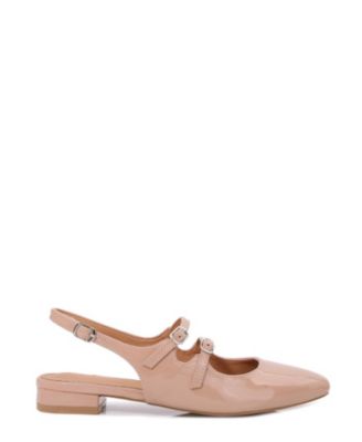 Rosalie Double-Strap Mary Jane Flats