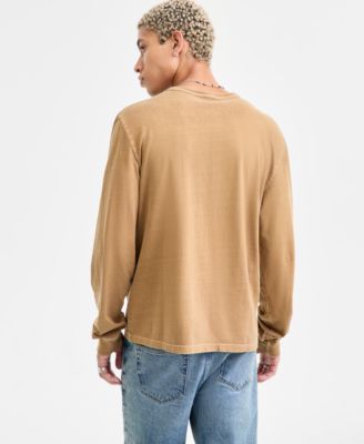 Men's Long-Sleeve Cotton T-Shirt, Macy's Exclusive  