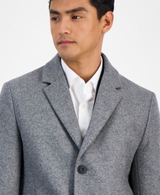 Men's Slim-Fit Wool-Cashmere Overcoat
