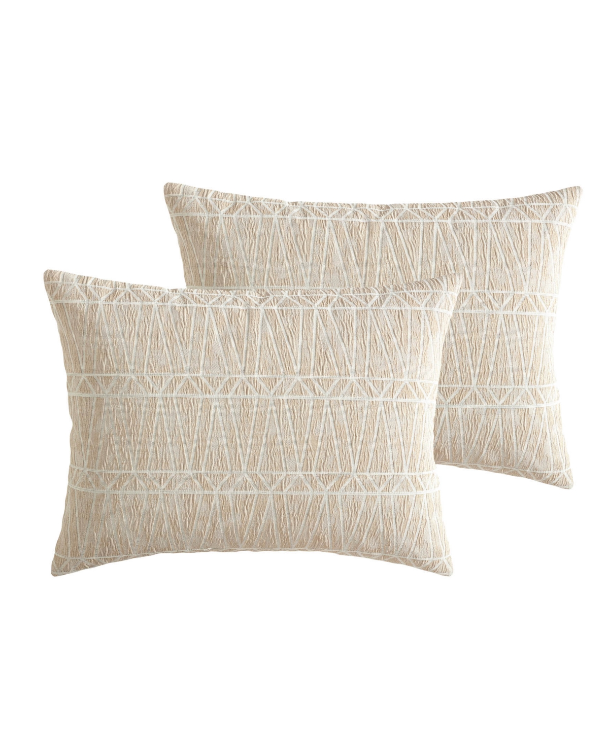 Hallmart Collectibles Wells Geometric 9-pc. Comforter Set, King In Sand