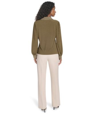 Women's Foulard Johnn Collar Top