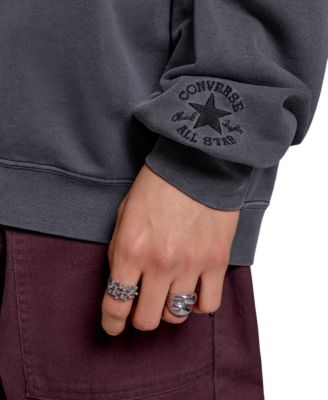 Men's Loose Fit Sneaker Patch Sweatshirt