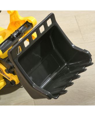 Kids Ride on Tractor with Storage, Excavator Scooter Gift for Kids