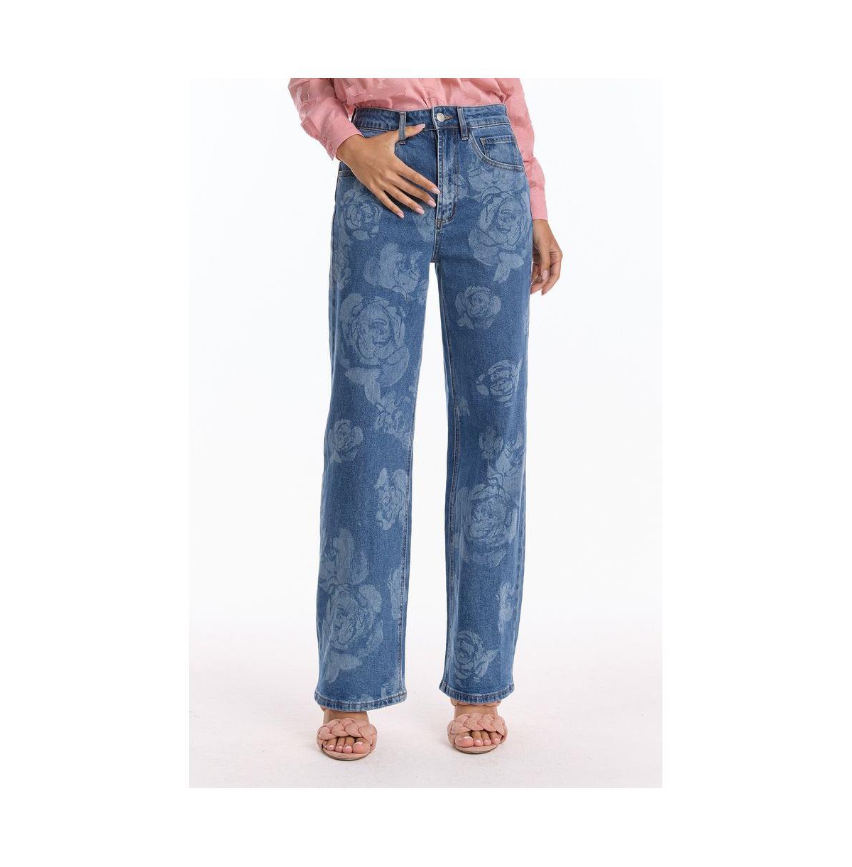 Women's Rose High Rise Jean - Medium blue