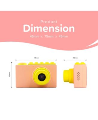 Camera 2 (Pink) Kids Action Camera with IPX8 Waterproof & Shockproof Case, 1080p Video 8MP Photo, Tripod Mount, Action Camera for Swimming, Gift for Boy Girl Ages 3-12