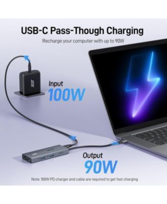 USB-C Docking Station with Dual HDMI | 9-in-1 Laptop Multiport Adapter | 4K HDMI, USB A & C Ports, SD/Micro SD, 100W PD Charging | Compatible with Mac, Dell, HP, Surface, and More