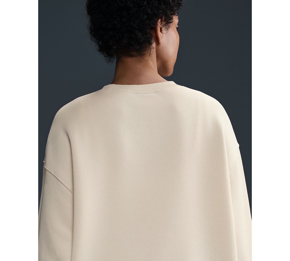 Nike Sportswear Women's Phoenix Fleece Oversized Crewneck Sweatshirt In Neutral