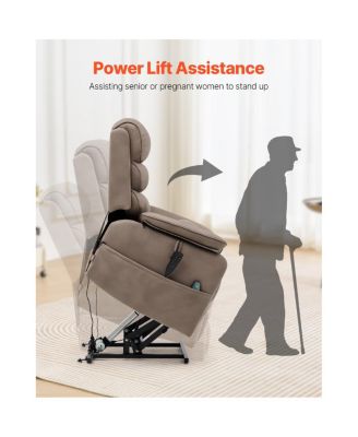 Dual Motor Power Recliner Sofa with Massage, Heat, Cup Holders, and Wireless Charging