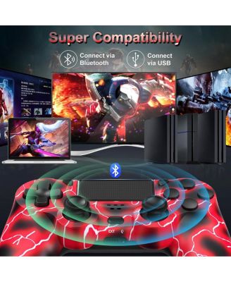 Wireless Controller for PS4 with Dual Vibration, 6-Axis Motion Sensor, Speaker, Audio Jack, Touch Pad, Share Button