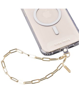 Chunky Chain Phone Wristlet-Gold