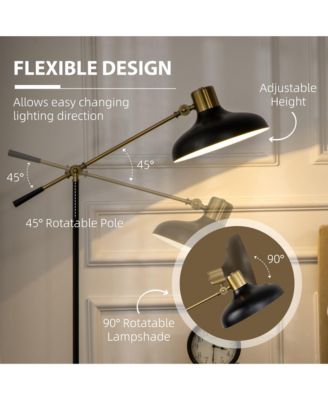 Adjustable Floor Lamps for Living Room, Sding Lamp