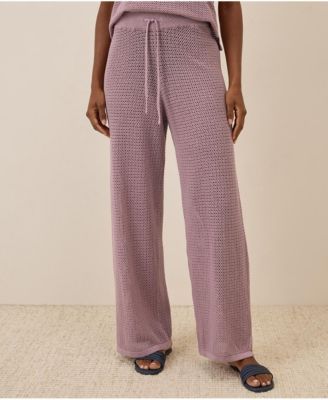 Women's Beachside Crochet Knit Pant