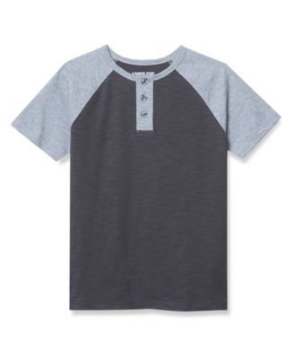 Boys Short Sleeve Henley Tee