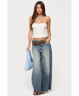 Women's Misty Lacey Textured Tank Top