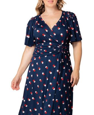 Plus Size Jemma Ruched Tie Dress