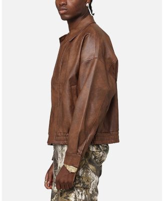 Men's Leather Flight Jacket