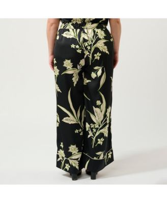  Baia Wide Leg Satin Pant