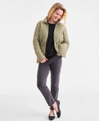 Petite Chenille Cable Knit Sweater, Macy's Exclusive