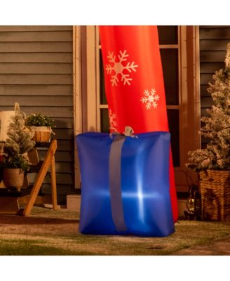 9ft Inflatable Christmas Arch with Built-in LED for Garden Lawn Party