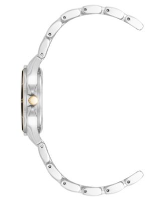 Women's Quartz Black and Two-Tone Metal Alloy Watch, 31mm