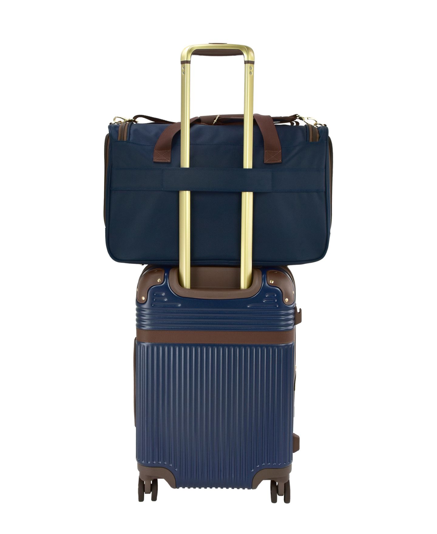 Сумка London Fog Brentwood IV 19" Duffel, цвет: Полуночный синий — фото 3