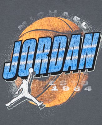 Toddler and Little Boys Distressed Chrome T-Shirt