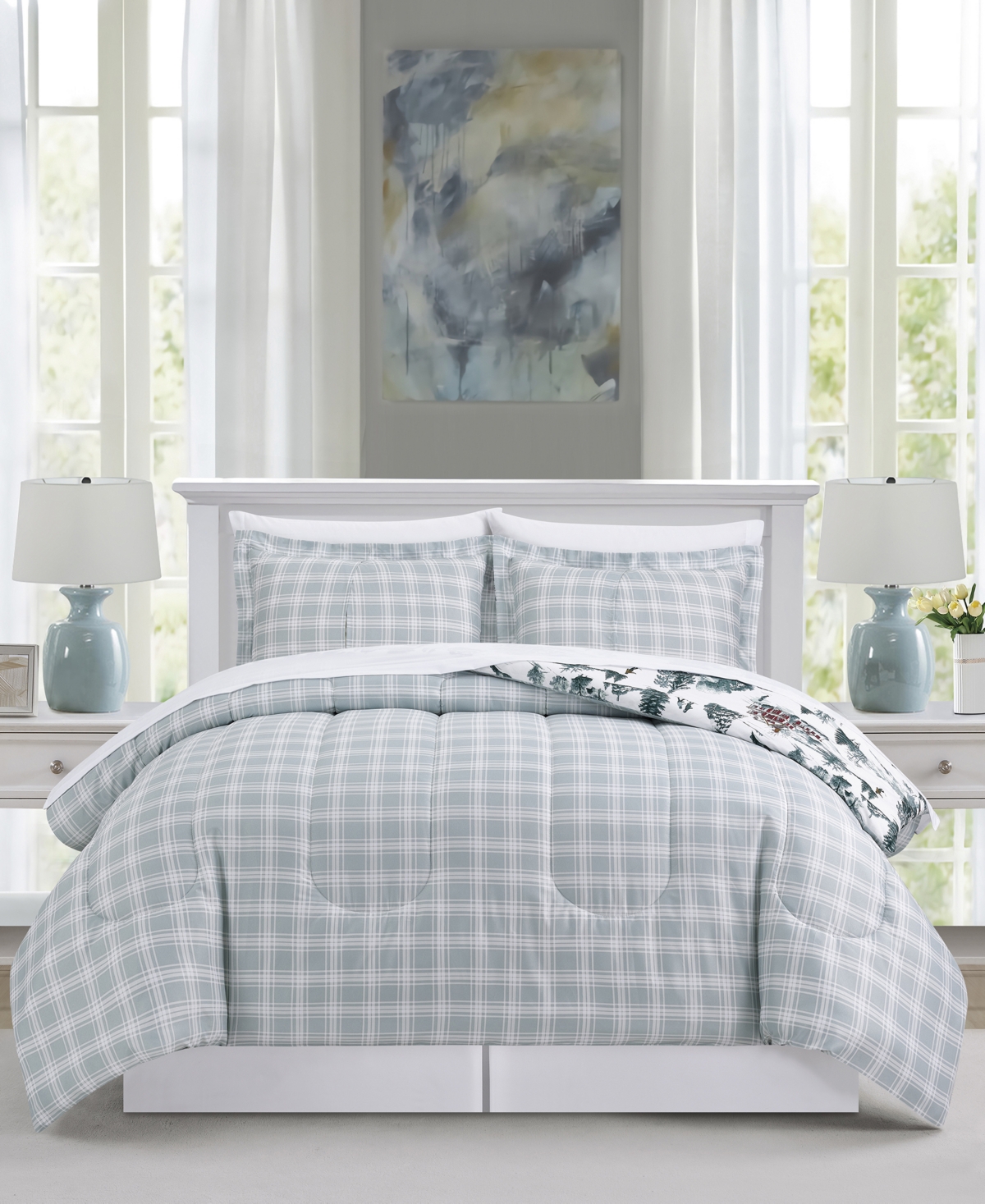 Sunham Winter Forest 8-Pc. Comforter Sets