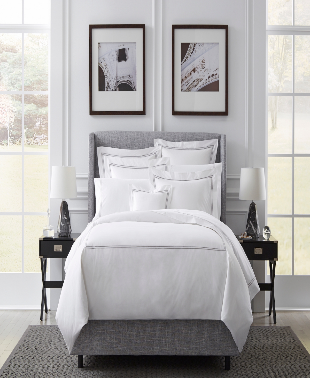 Sferra Grande Hotel Flat Sheet, King In Multi