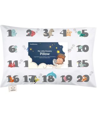 Toddler Pillow with Pillowcase, Small Pillow for Sleeping