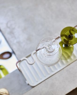 DrySmart Folding Wine Glass Drying Rack