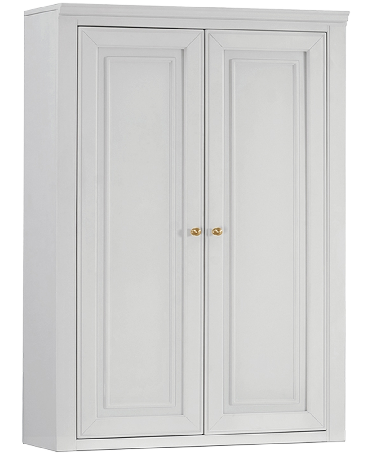 Macy's Furniture 47" Wooden Amren Door Hutch In White