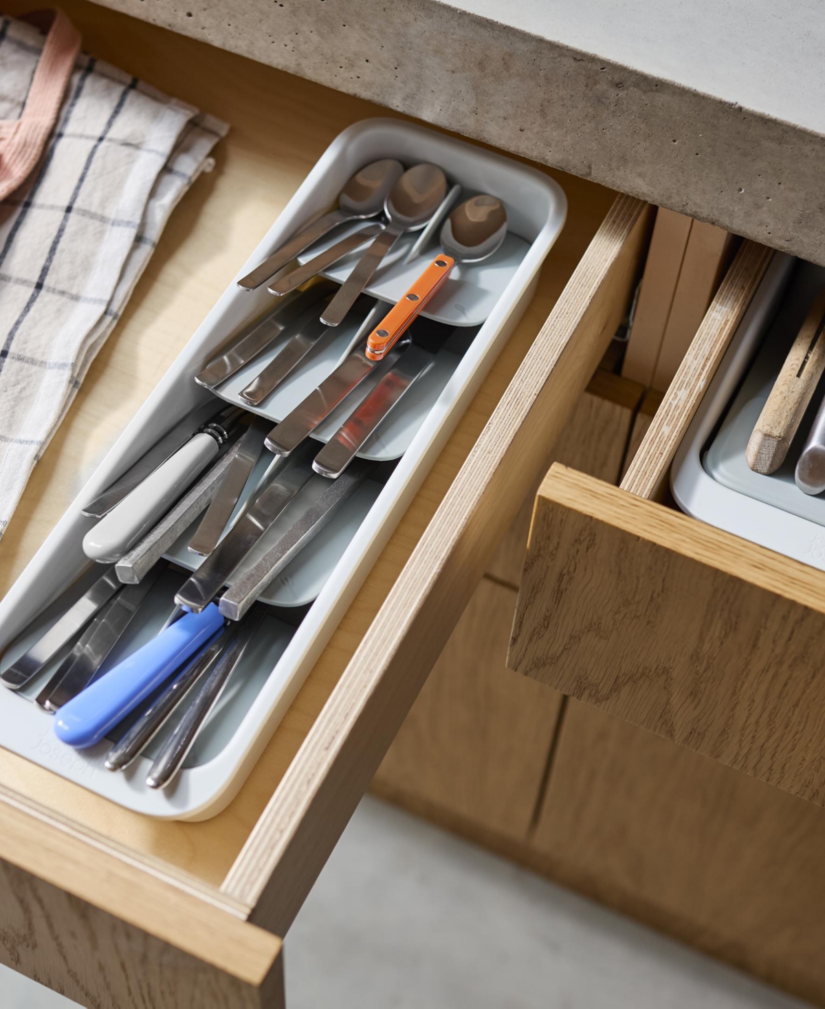 Joseph Joseph DrawerStore Compact Tiered Cutlery Organizer