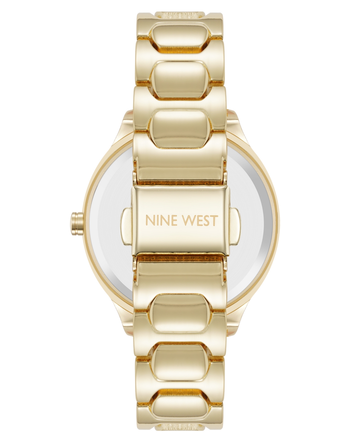 Anne Klein Women's Quartz Unique Black And Gold-tone Metal Alloy Watch, 33mm In Multi