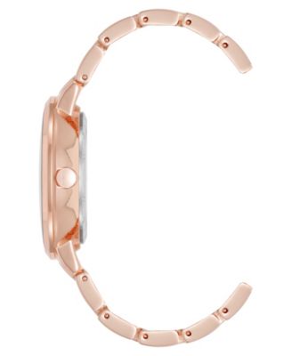 Women's Quartz Premium Rose Gold-Tone Metal Alloy Watch, 35mm
