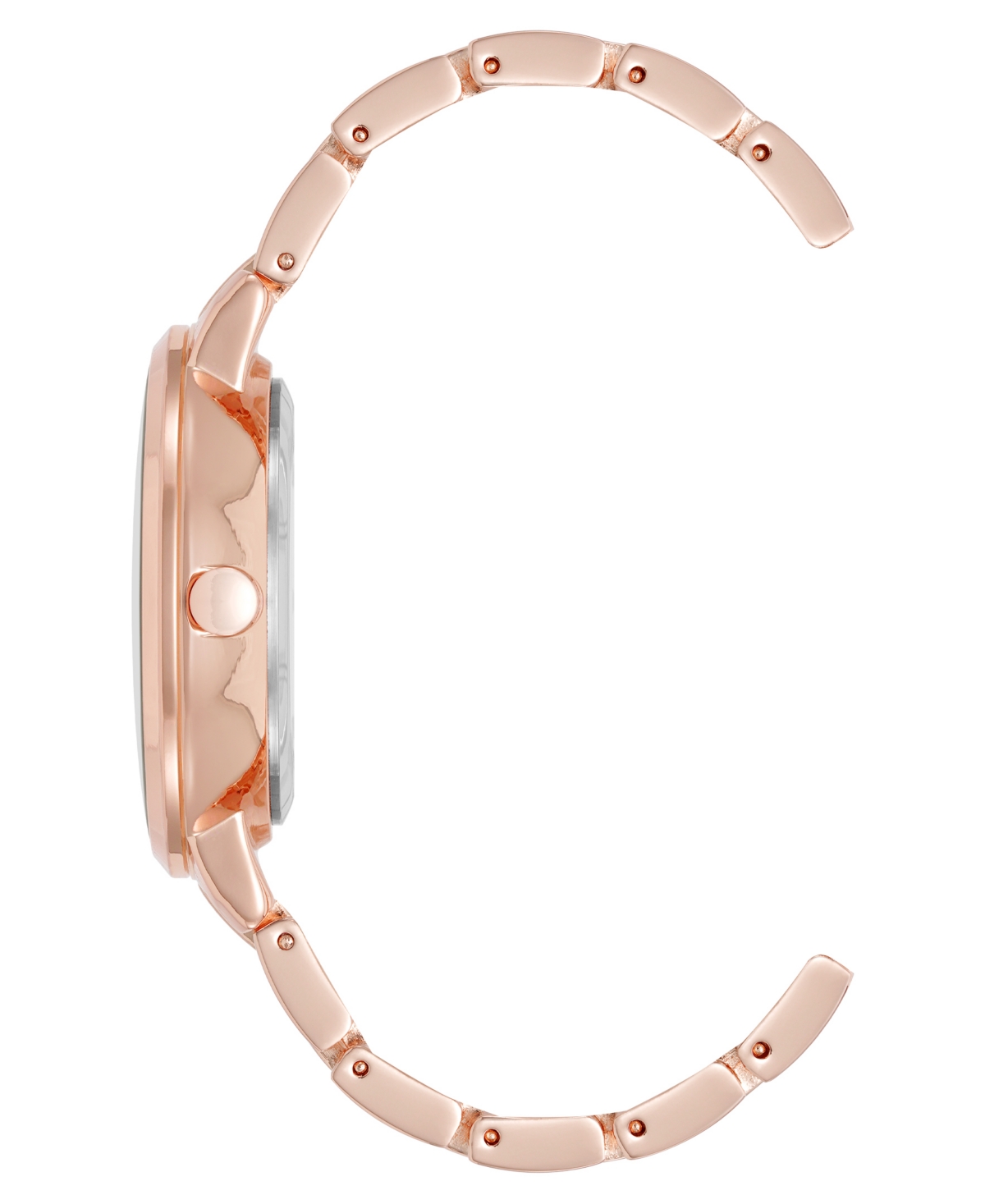 Anne Klein Women's Quartz Premium Rose Gold-tone Metal Alloy Watch, 35mm In Gold