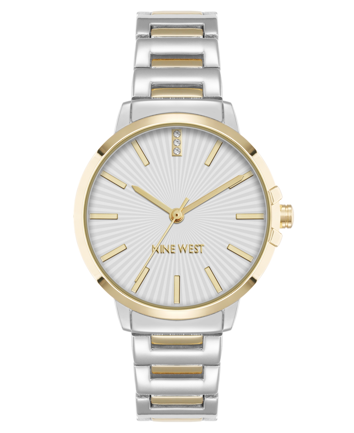Anne Klein Women's Quartz Classic Silver-Tone and Gold-Tone Metal Alloy Watch, 35mm