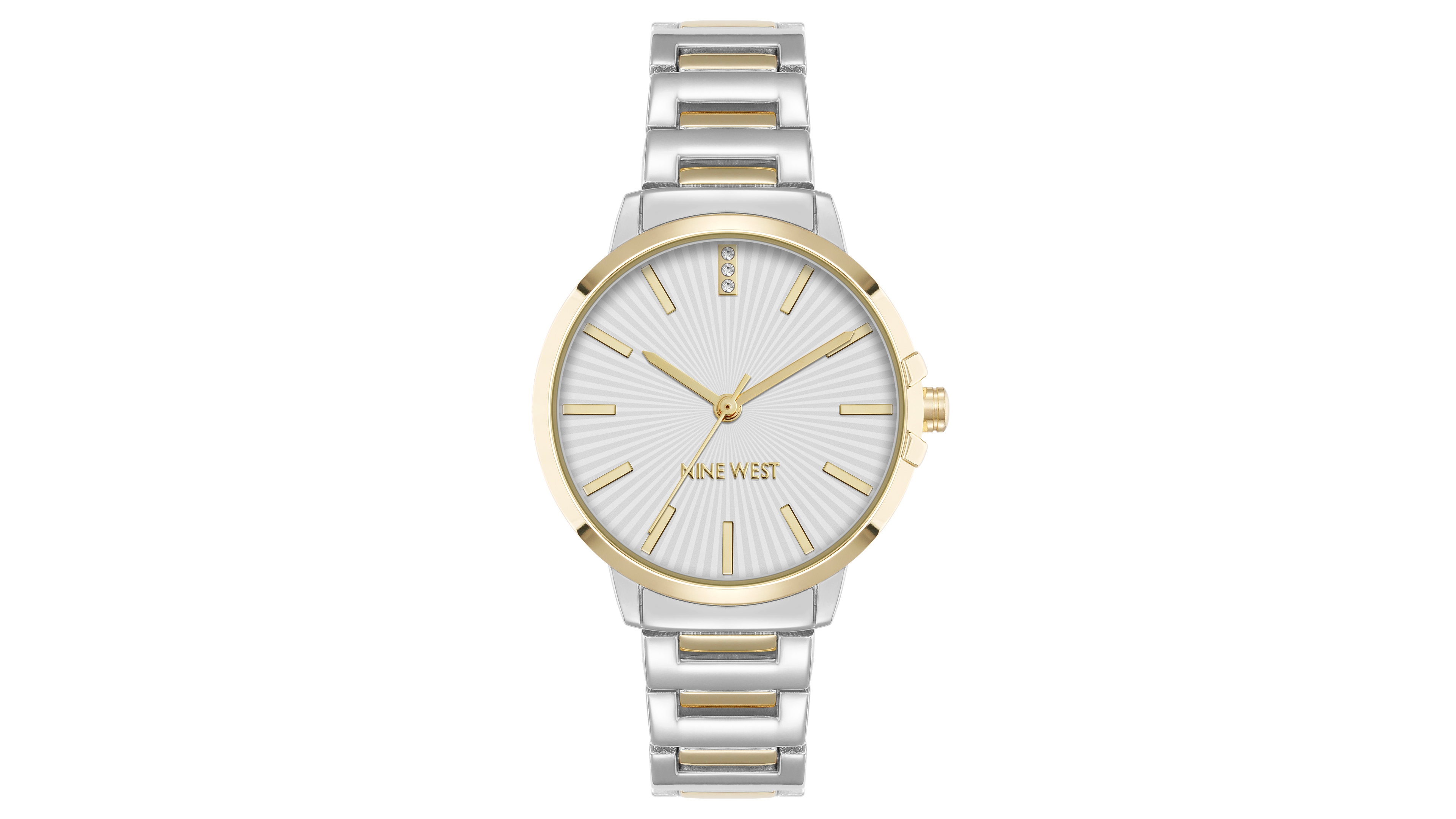 Anne Klein Women's Quartz Classic Silver-Tone and Gold-Tone Metal Alloy Watch, 35mm