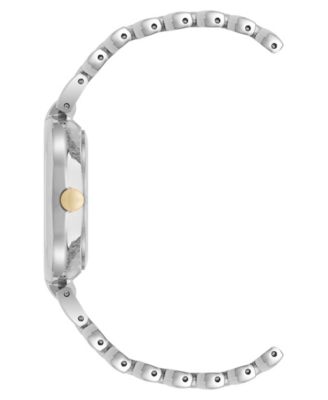 Women's Quartz Contemporary Silver-Tone Metal Alloy Watch, 35mm