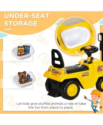 Sit and Scoot Ride-on Toy with Forklift Operation, for 3-4 Years Old