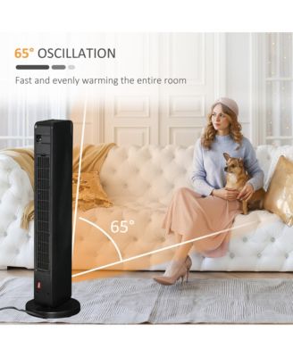Oscillating Ceramic Space Heater w/ Remote Control,