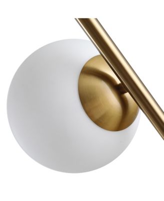 Modern Floor Lamp with 2 Globe Lamp Shade Reading Sding Light