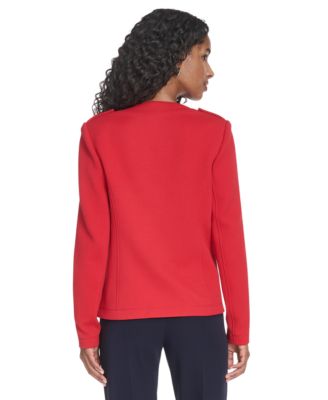 Women's Twill Jacquard Band Jacket