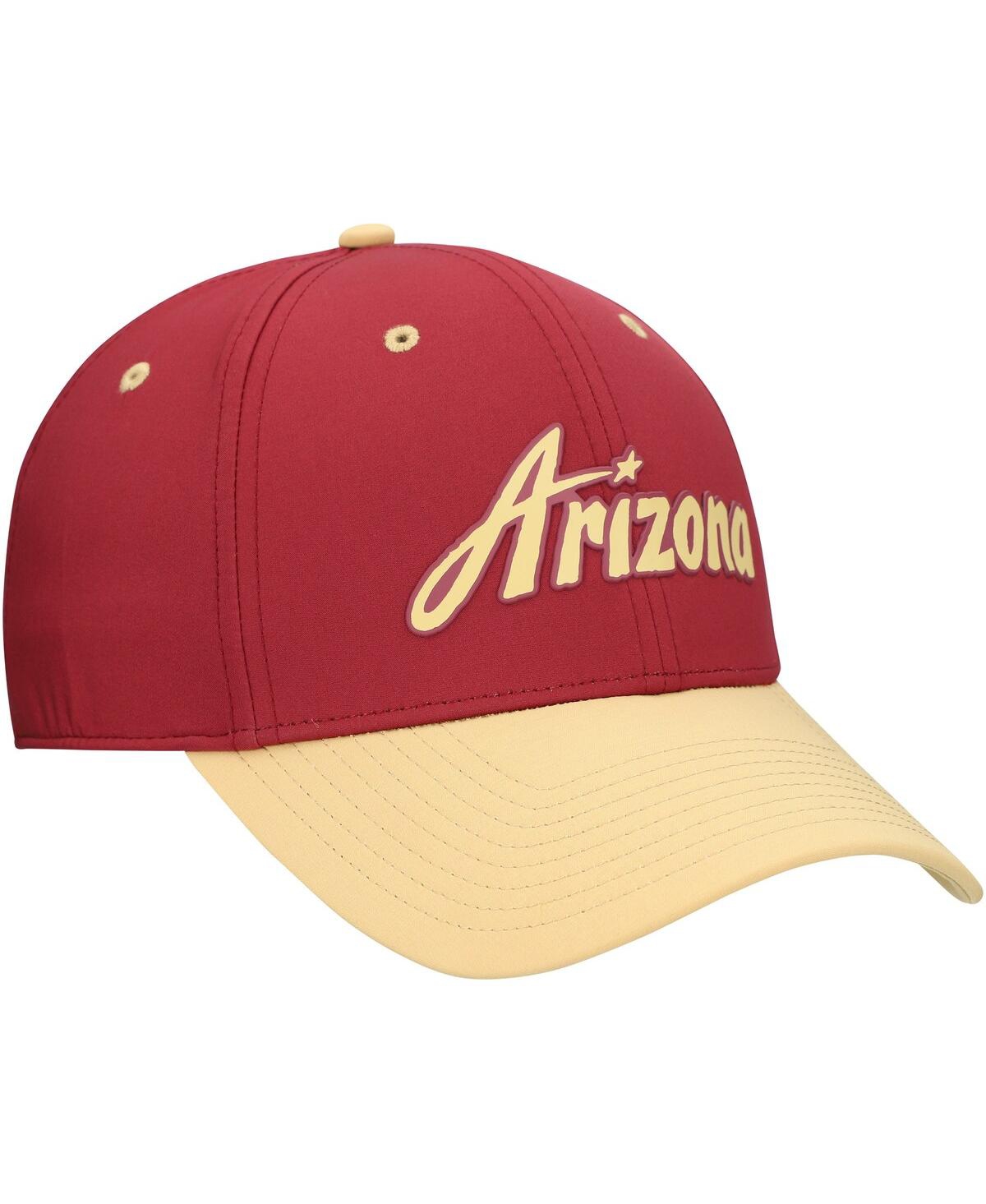 Fanatics Men's Garnet/yellow Arizona Coyotes Flex Hat