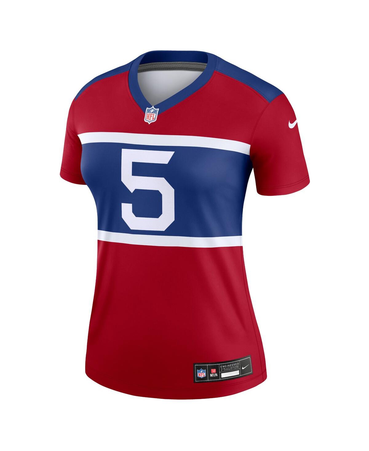 Nike Women's Kayvon Thibodeaux Red New York Giants Alternate Legend Player Performance Top In Red