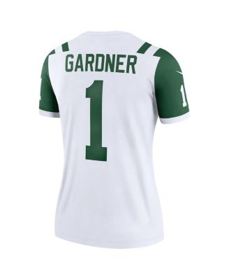 Women's Ahmad Sauce Gardner Classic Alternate White New York Jets Alternate Legend Player Performance Top