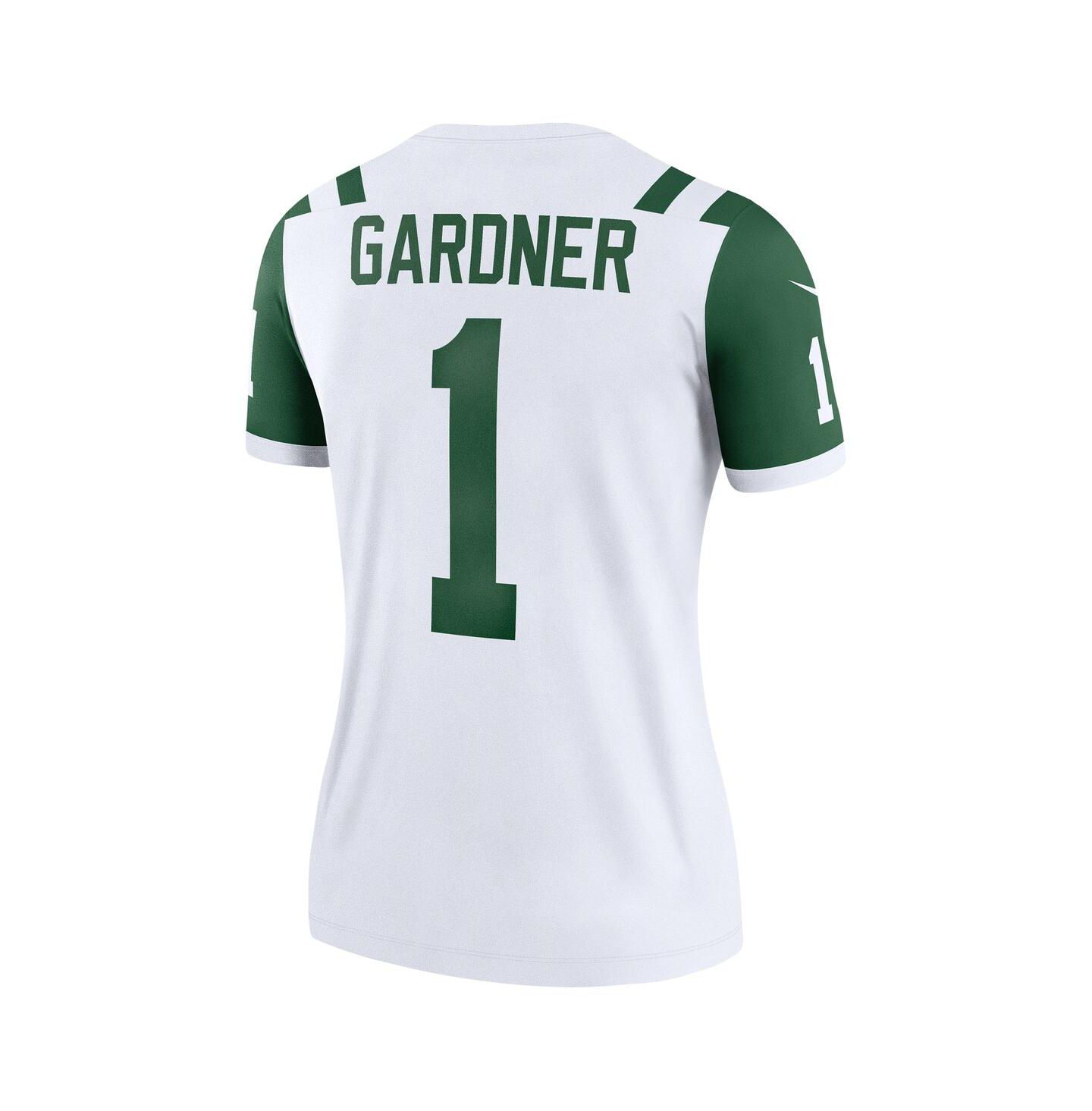 Женский топ Nike Ahmad Sauce Gardner Classic Alternate White New York Jets Alternate Legend Player Performance — фото 3