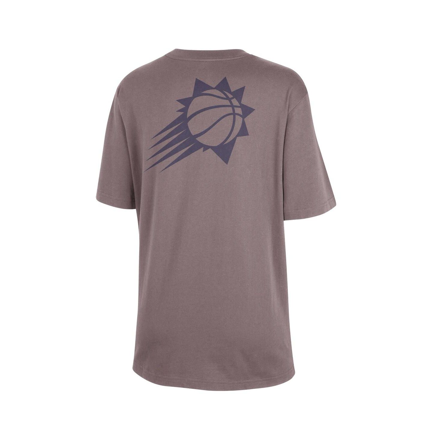 Женская футболка Jordan Charcoal Phoenix Suns Courtside Statement Edition Boyfriend — фото 3
